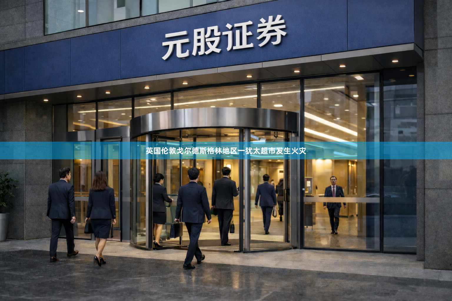 英国伦敦戈尔德斯格林地区一犹太超市发生火灾