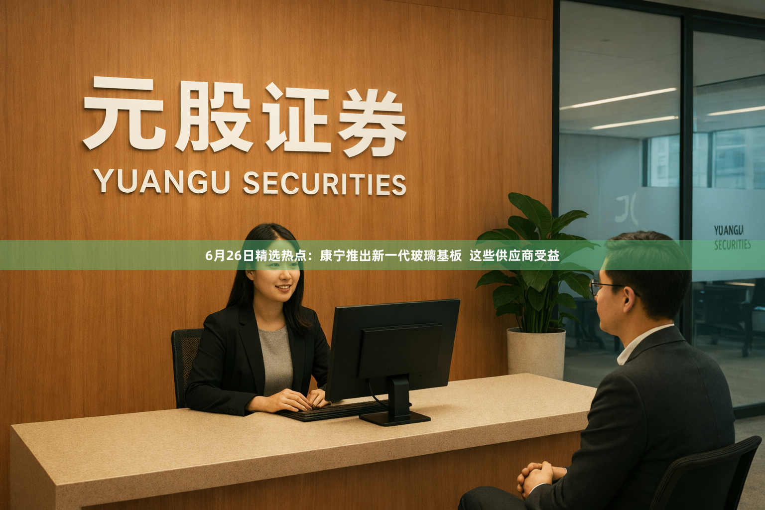 6月26日精选热点：康宁推出新一代玻璃基板  这些供应商受益